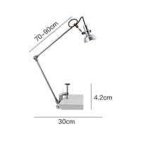 Bauhaus Design Clip Light Retro Design Adjustable Clamp-on Lamp Space Saving