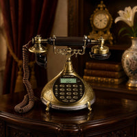 Decorative Landline Telephone Retro Design Antique Landline Phone Handset Keypad