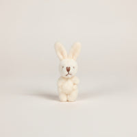 Hare Pendant with Cord Miniature Miniature Stuffed Toy Soft Soft Toy Hare for Kids, Crafters, Bags, Keyrings