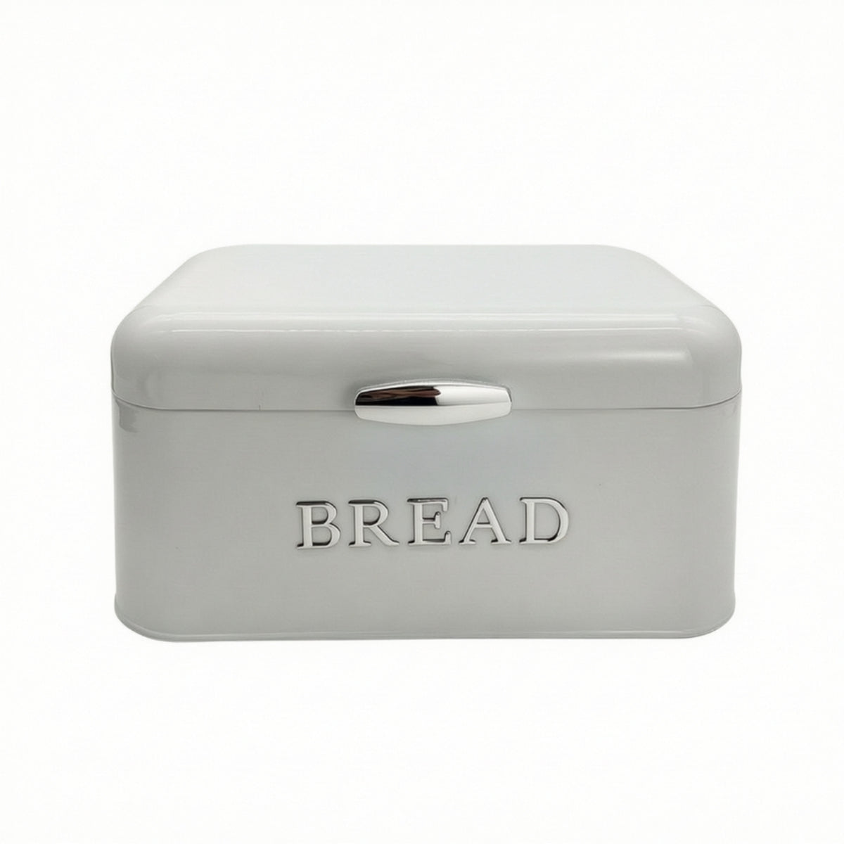Vintage Metal Bread Box with Hinged Lid Sturdy Countertop Bread Keeper Rust-Proof Storage Container with Lid Food-Safe for Kitchen