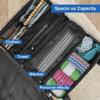 Foldable Multi-Function Clothes Storage Organizer with Hanging Multi-Layer Design, Large Capacity