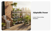 Tiered Plant Stand Multitier Design Stepped Plant Display Minimalist design spaceSaving for Homeowners, Balcony, Indoor, Patio