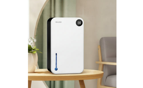Dehumidifier with LED Display Automatic Shutoff Dehumidifier with Water Tank Appliance Low-Noise Quiet for Bedroom, Bathroom