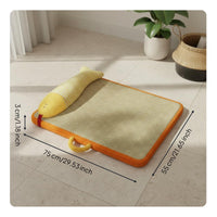 Pet Bed Breathable Pet Mat Detachable and Washable Cat Cooling Bed with Pillow for Cats, Dogs