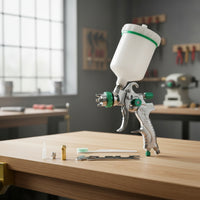 HVLP Adjustable Top-Feed Feed Metal Paint Sprayer for Painters, Mechanics, Automotive Refinishing, Workshops, Metalwork