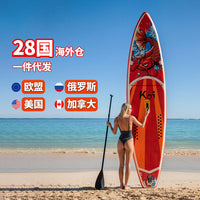 新款浆板充气冲浪板专业SUP滑水桨板划水板工厂直销