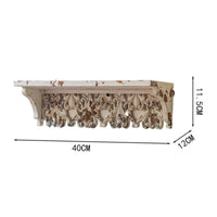 Scrollwork Wall Shelf Vintage Decorative Wall Shelf Ornate for Bathroom