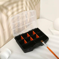 Multi-Use 10-Grid Compartment Box Easy to Organize Screw Organizer Box Portable Lightweight for Workshop