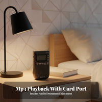Radio Frequency bands/AM Bluetooth Radio Rechargeable MP3 Player TF Card Support