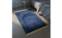 Religious Prayer Mat Thickened Muslim Prayer Rug Ethnic Religious Item for Muslims, Home, Bedroom, Living Room