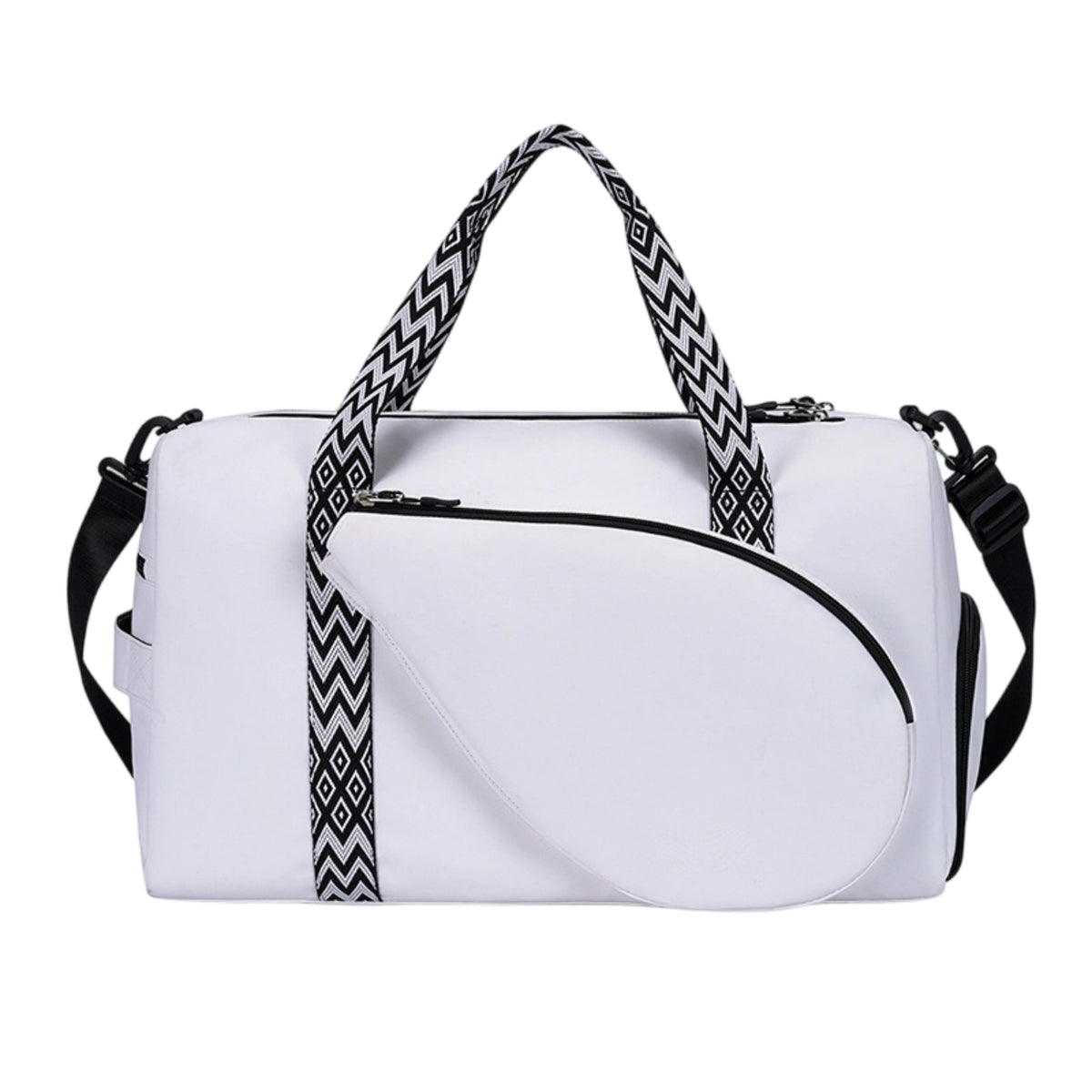 Large Capacity Badminton Racket Bag Portable Wet Dry Separation Bag Lightweight Easy to Clean for Training