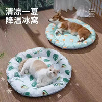 宠物冰垫猫咪夏天夏季凉席垫猫窝冰窝凉垫子狗狗凉席睡垫降温神器