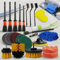 27 Pieces Car Detailing Brush Set Comprehensive for Detailers