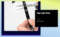 RGB LED strip, app control
