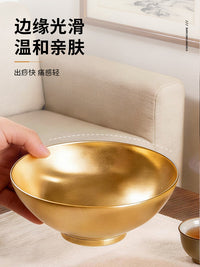Pure Brass Gua Sha Bowl Tool for Body Massage and Meridian Scraping
