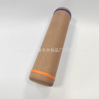 跨境软木瑜伽柱套装对开半圆软木柱按摩健身肌肉放松瘦腿瑜伽滚轴