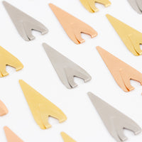 Hollow Metal Bookmark Clips, Vintage Bronze Style Page Markers for Journals and Planners, Mini Creative Tag Clips