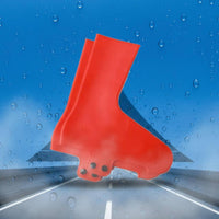 Silicone Biking Shoe Cover Lightweight Road Bike Shoe Cover Anti-Slip Aerodynamic Overshoe for Cyclists