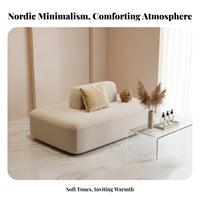 Double-Sided Archedd Settee Creative Design Upholstered Reception Bench Modern Visual themeEfficient for Business Owners
