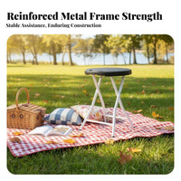 Telescopic Round Stool Retractable Design Portable Seating Lightweight Folding Seat for Campers, excursionsers, Outdoor, Outdoors, Camping