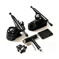 2 Pieces Adjustable Skateboard Trucks Spring-Steered Trucks Board Sport Equipment Angled