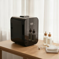 8-Liter Portable Mini Fridge Compact Mini Fridge with Warmer Versatile Thermoelectric Cooler Low-Noise for Dorm Room, Desk