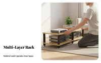 Audio Equipment Rack Sturdy Construction Amplifier Stand Stable Structure Stereo Component Shelf for Home Theater Enthusiasts, Entertainment Room