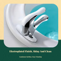 Bathroom Faucet, Double Hole Basin Tap, Brass, Rustproof