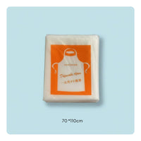 Transparent Plastic Apron Long-Lasting Disposable Plastic Apron Single-Use
