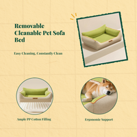 Orthopedic Dog Bed, Removable Cover, Non-Slip Sofa