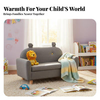 Fuzzy Character Seat Cute Cartoon Design creatureShaped Armchair Mini Size Long-Favorite Locationing Construction