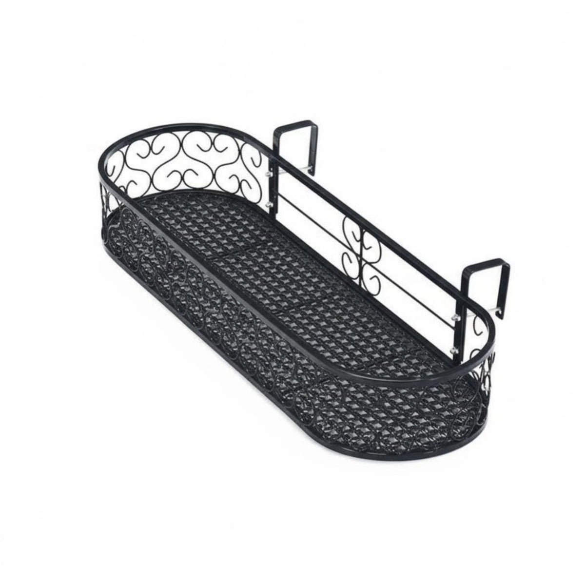 Balcony Railing Planter Box Weather-Resistant Hanging Planter container for Indoor