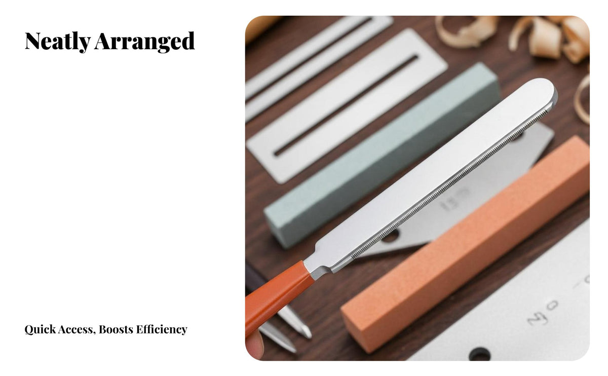 High-Precision Fret Dressing and Polishing Kit Professional Grade Fret Leveling Kit Precise for Luthiers, Repair Shop, Workshop, Home Studio