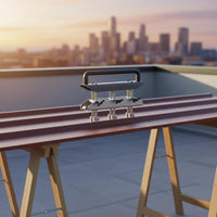 Edge Roller Adjustable Width Sheet Metal Seam Roller Rust-Resistant Sheet Metal Folding Tool for Metalworkers, Workshop