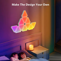 Smart RGB Triangle Light with Sound Pickup