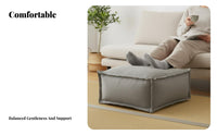 Square Pouf Ottoman Japanese design Floor seat Multi-Functional for Homeowners