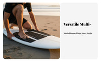 3 Pieces Non-Slip Stand-up Paddleboard Deck Pad Waterproof Surfboard Traction Grip Foam Stomp Pad Texture D Texture