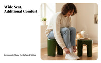 Arched Leg Stool Nordic Aesthetic Household Furniture Modern Minimalist