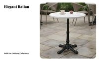 French Rattan Chair Weather Resistant for Terrace