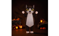 Black Inflatable Cat Suit Lightweight Cat Costume with Blower Sturdy Inflatable Costume Funny for Parades