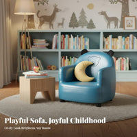 Creature Character Chair Soft and Cuddly children's Upholstered Lounge Chair Easy to Clean Reinforcementive Comfort for Bedroom