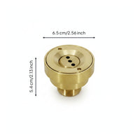 Water Jet Nozzle 3 Hole Clog-Resistant Water Jet Nozzle Heavy-Duty Equipment for Landscapers, Pond, Pool