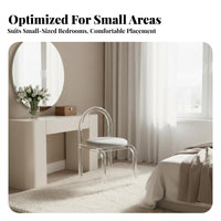 Backless Saddle Stool Minimalist & design Wooden Frame Saddle Stool for Dining Area