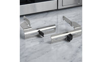 2 Pieces Heavy-Duty Miter Saw Crown Stop Compact Crown Guides Silver-Finished Miter Saw Positioning Guide Compatible for Carpenters, Carpentry, Workshops