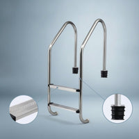 Pool Step with Handrails Stainless Steel Pool Handrail Ladder Anti-Slip