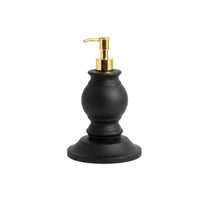 Easy to Refill Matte Black Soap Dispenser Roman Column Soap Dispenser