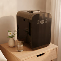 Temperature Controlled Mini Fridge with Digital Display Compact Mini Fridge Two-in-oneUse Portable Refrigerator Quiet for Bedroom