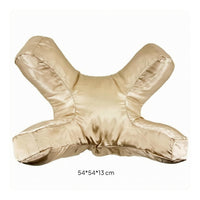 Cotton Filled Butterfly Pillow Soft Satin Face Pillow Padded Face Cradle Cushion Stitched Seams for Sleeping, Resting