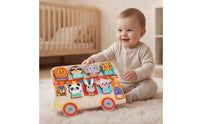 Animal Matching Toy Car Child-Centered Wooden Animal Threading Toy Wood Children's Game for Infants