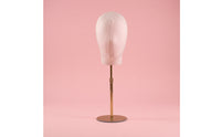 Mannequin Head with Stand Adjustable Head Form with Stand textileCovered for Boutique Owners, Milliners, Window Displays, Studios
